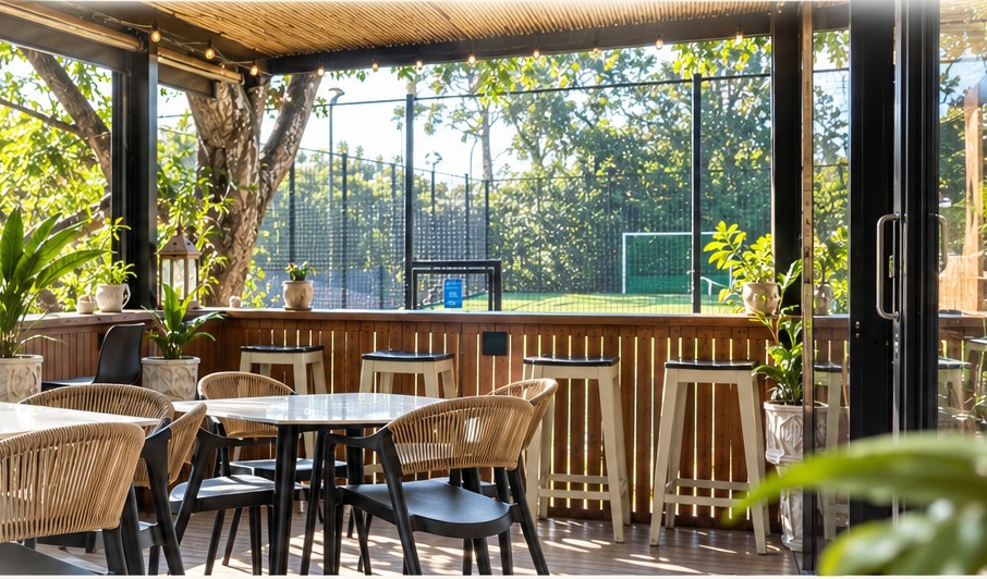 The leafy, light-filled Pablo’s terrace
